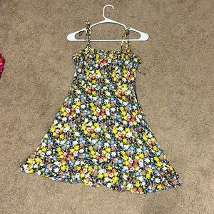 Tie Strap Mini Dress - XS